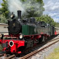 11sm am Bahnhof Niederzissen - 11sm der Brohltalbahn wieder unter Dampf + erste Rangierfahrten mit D4 (15.6.2024)