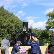unterwegs im *Cabriowagen* - 11sm der Brohltalbahn wieder unter Dampf + erste Rangierfahrten mit D4 (15.6.2024)