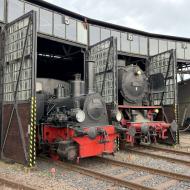 T 1005 wurde im Lokschuppen ausgestellt - Bahnwelttage 2025 in Darmstadt-Kranichstein (29./31.05. und 01.06.2025)