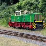 D4 wartet in Brohl auf den nächsten Einsatz - 125 Jahre Brohltalbahn (4. - 7. Juni 2026 - Programm vom Donnerstag)