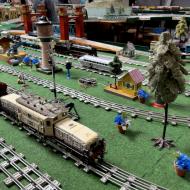 auf der Weißblech-Anlage war auch ein Krokodil (Replica vom Märklin - NewYorker Sondermodell) zu sehen - 125 Jahre Brohltalbahn (4. - 7. Juni 2026 - Programm vom Donnerstag)