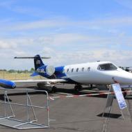 Learjet einer privaten Firma - als Zieldarstellung für Trainingsflüge