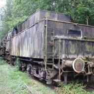 eine zum Teil bereits zugewachsene Reko Lok der Baureihe 50.35 - Dampflokmuseum Hermeskeil (09.08.2017)