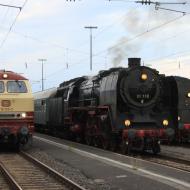 01 118, 218 105-5 und 01 519 in Schweinfurt (02.09.2017)