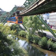 ein Zug der alten Bauart 1972 / GTW 72 - zu Besuch bei der Wuppertaler Schwebebahn (03.09.2017)