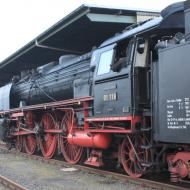 Tenderansicht der 01 118 im Güterbahnhof Euskirchen (21.04.2018)