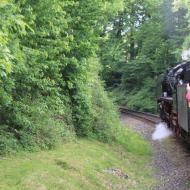 unterwegs mit 01 118 in Richtung Königstein  - HEF Pfingstdampf 2018 (20.05.2018)