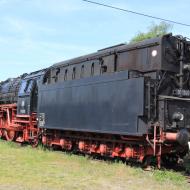 der Öltender der 01 1100 - Heckansicht  - DB Museum Koblenz (22.4.2019)