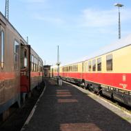 nur wenige Wagen werden im Museum gesammt - DB Museum Koblenz (22.4.2019)