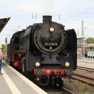 01 118 vor der letzten Fahrt am Sonntag in Frankfurt/Main Höchst - Mit Volldampf in den Taunus 2019 (10.6.2019)