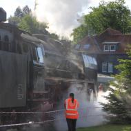 Rangierarbeiten mit 01 118 in Königstein - Mit Volldampf in den Taunus 2019 (09.6.2019)