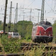 V200 007 wurde extra aus Lübeck abgeholt und nahm auch an der Lokparade teil - DB Museum Koblenz - Sommerfest 2019