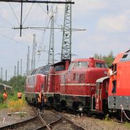 Rangierarbeiten für die Lokparade - von einer V80 bis zur 101 war alles dabei - DB Museum Koblenz - Sommerfest 2019