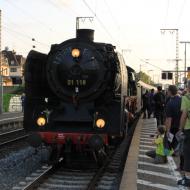 Abschied im Südbahnhof am Abend - Abschied von 01 118 (03.08.2018)