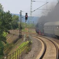 mit Volldampf am Rhein entlang - Abschied von 01 118 (03.08.2018)