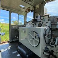 Blick in den Führerstand vom Lok D1 - Brohltalbahn - Saison 2020 (Pfingsten, 31.5.2020)