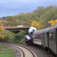 Rückfahrt auf der Ahrtalbahn - 78 468 unterwegs zum Ahrtal (24.10.2020)