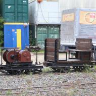 unbekannte Lok sehr alter Bauart - Feldbahnmuseum in Frankfurt/Main: Saisoneröffnung 2021 (04.07.2021)