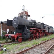 52 6666 vom DB Museum  mit K4 T30 Tender - Sommerfest im Bw Berlin Schöneweide (11.6.2022)