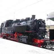 abfahrbereit in Berlin Lichtenberg - Adventsfahrten der Berliner Eisenbahnfreunde mit 86 1744-1 (2.12.2022)