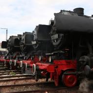 Parade mit 4 von 5 Loks der Baureihen (Reko) 50er und (Reko) 52er - 2. Nördlinger Eisenbahnfest (20. Mai 2023)