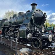 S 3/6 3673 (18 478) auf der Drehscheibe - Museumstage im Eisenbahnmuseum Bochum mit Gastlok S 3/6 3673 (18 478) aus Nördlingen (20/21.4.2024)