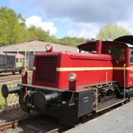 332 306-0 pendelte regelmäßig zum Bahnhof Dahlhausen - Museumstage im Eisenbahnmuseum Bochum mit Gastlok S 3/6 3673 (18 478) aus Nördlingen (20/21.4.2024)