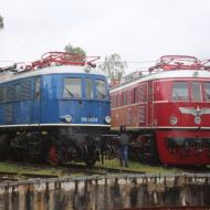 118 003-3 und E19 012 wurden vermutlich erstmals zusammen draußen und nebeneinander ausgestellt - DB Museum Koblenz - Sommerfest 2024 (1/2.6.2024)