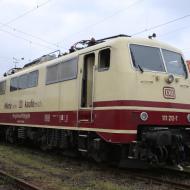 111 212-7 von DB Gebrauchtzug wurde nur ausgestellt - DB Museum Koblenz - Sommerfest 2024 (1/2.6.2024)