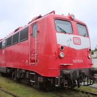110 152-6 erhielt vor Jahren die orientrote Lackierung zurück - DB Museum Koblenz - Sommerfest 2024 (1/2.6.2024)