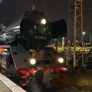 zurück am späten Nachmittag in Berlin Lichtenberg - Adventsfahrten der Berliner Eisenbahnfreunde mit 03 2155-4 (7.12.2024)