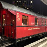 der Speisewagen, eine umgebaute Donnerbüchse - Adventsfahrten der Berliner Eisenbahnfreunde mit 03 2155-4 (7.12.2024)