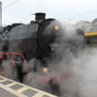 01 118 unter Dampf - im Koblenzer Hbf (28.04.2013)