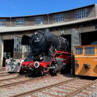 44 1616 ist seit einigen Jahren im Bw kalt abgestellt ** Lokschuppenfest im historischen Bahnbetriebswerk Hanau (13./14.6.2026)