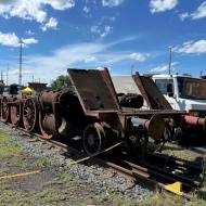 die Reste von 50 3565 werden als Ersatzteileträger für 50 3552 genutzt ** Lokschuppenfest im historischen Bahnbetriebswerk Hanau (13./14.6.2026)