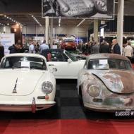 Maastricht InterClassics 2015 : Porsche 356 ... unrestaurierter Vor-A Continental und restaurierter B T6