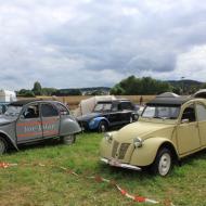 verschiedene Citroen 2CV und Citroen Dyane - Varianten - Ententreffen 2016 in Kommern