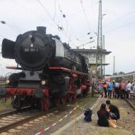 001 150-2 stand für Führerstandsmitfahrten zur Verfügung - Sommerfest DB Museum Koblenz 2017