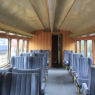 Blick in den VT 11.5 - Großraumwagen mit sehr bequemen Wohnzimmersesseln - Sommerfest im DB Museum Koblenz 2017